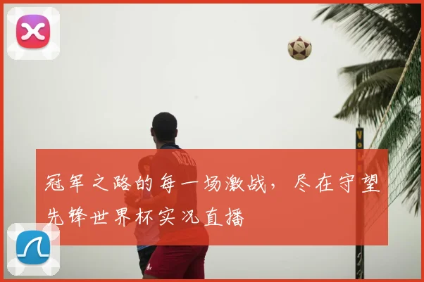 冠军之路的每一场激战，尽在守望先锋世界杯实况直播